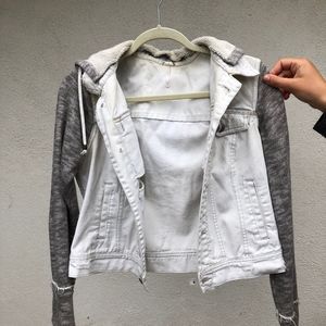 White Denim Free People Jacket